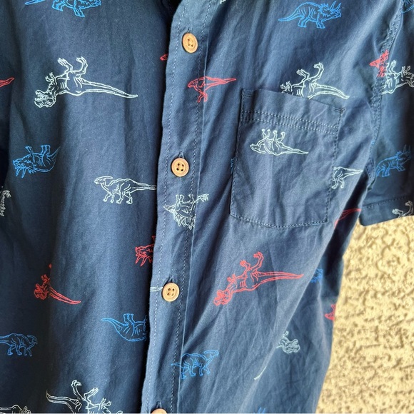 Sonoma kids dinosaur button down top - Picture 3 of 4